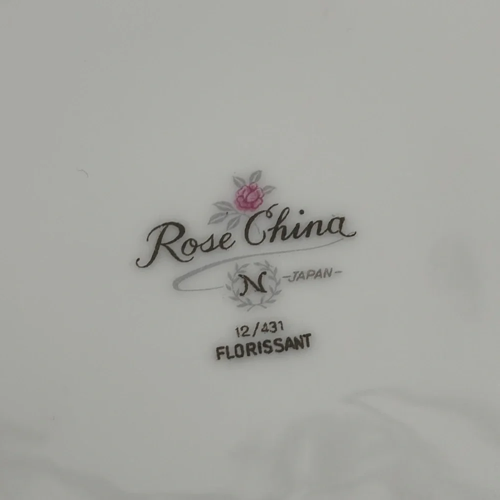 Rose China Florissant Coupe 5 Soup Bowls